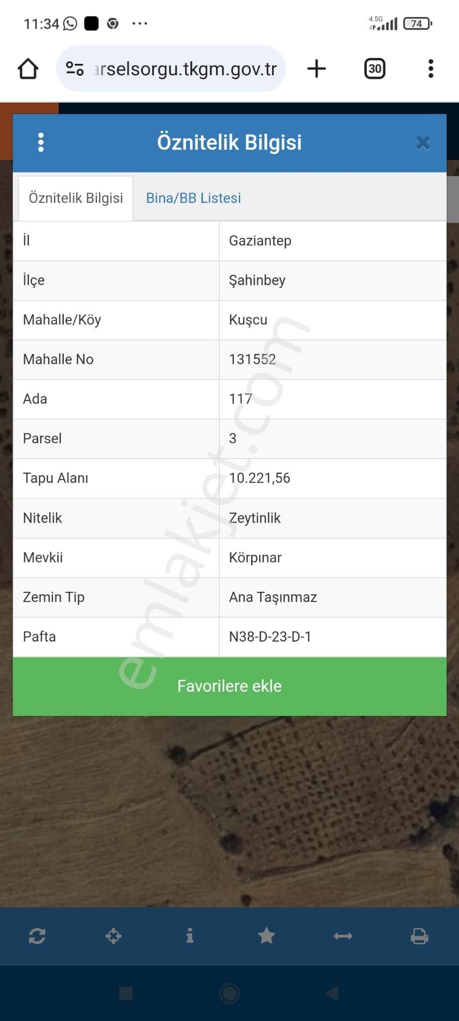 Körpınar Satılık Arsa