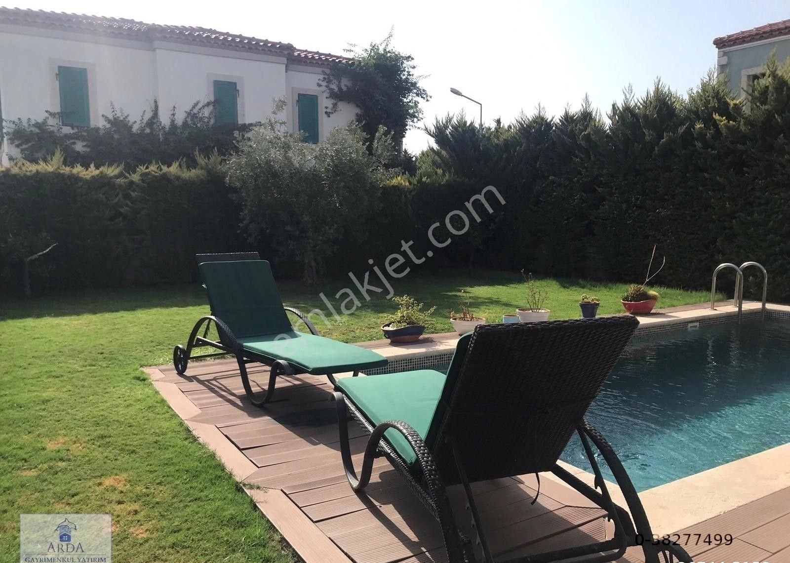 Alaçatı Hacımemişte Yüzme Havuzlu 3+1 Satılık Müstakil Lüks Taş Villa - Görsel 30