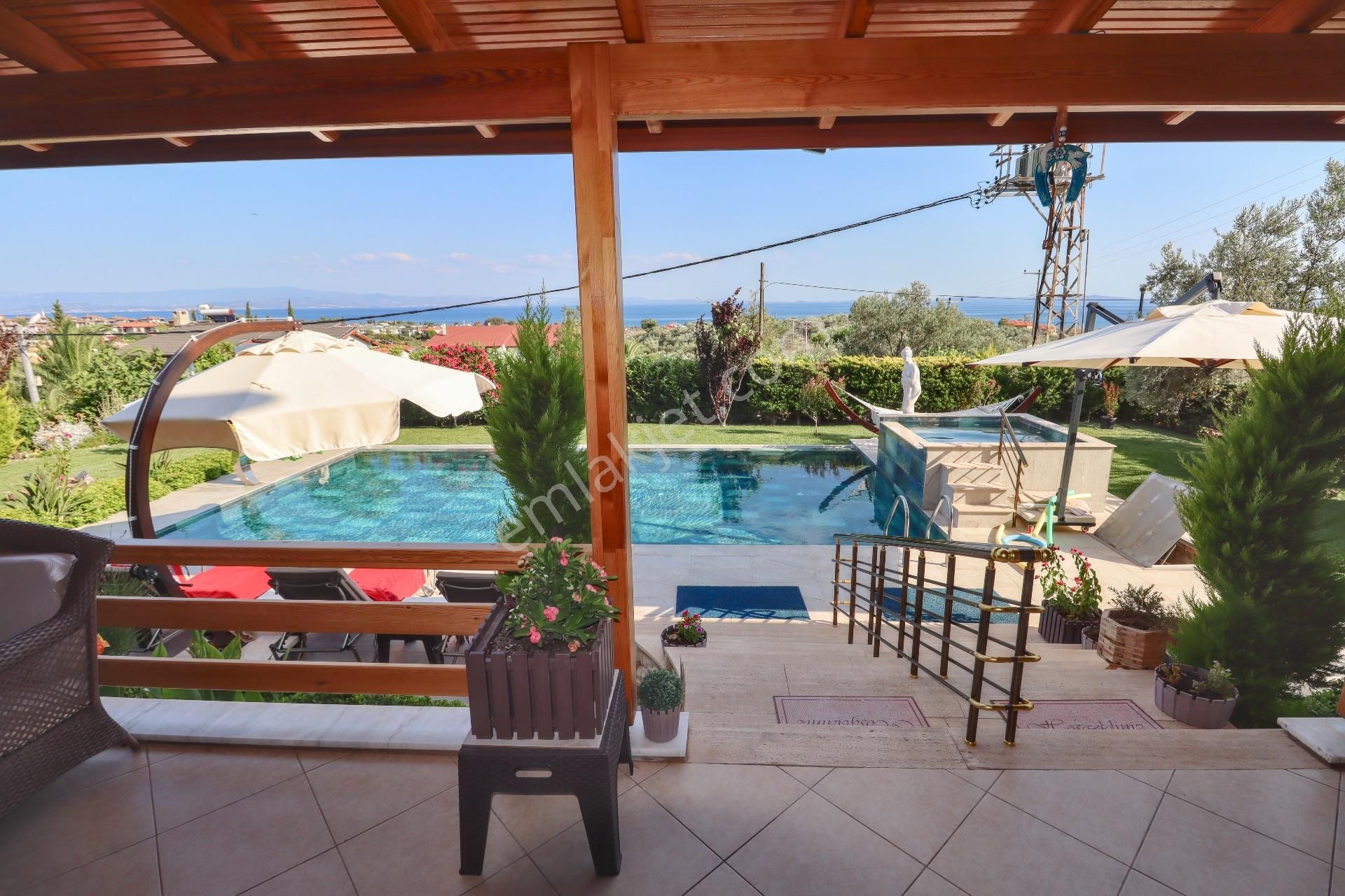 Altınoluk'ta 1300 M2 Arsa İçinde Satılık Havuzlu Malikane - Görsel 29