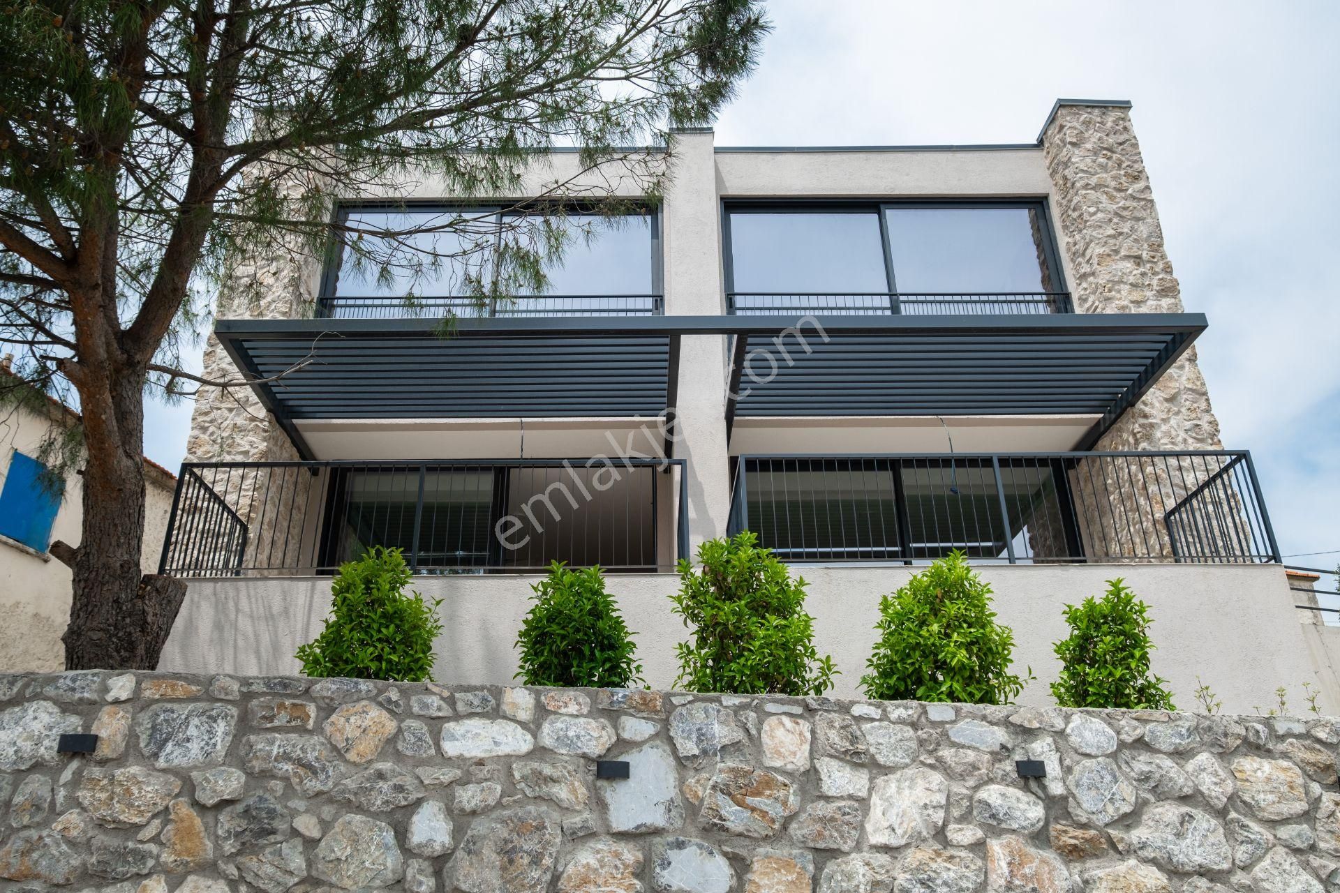 Seferihisar Gödence'de Satılık 2+1 Lüks 2025 Yapımı Taş Villa - Görsel 37