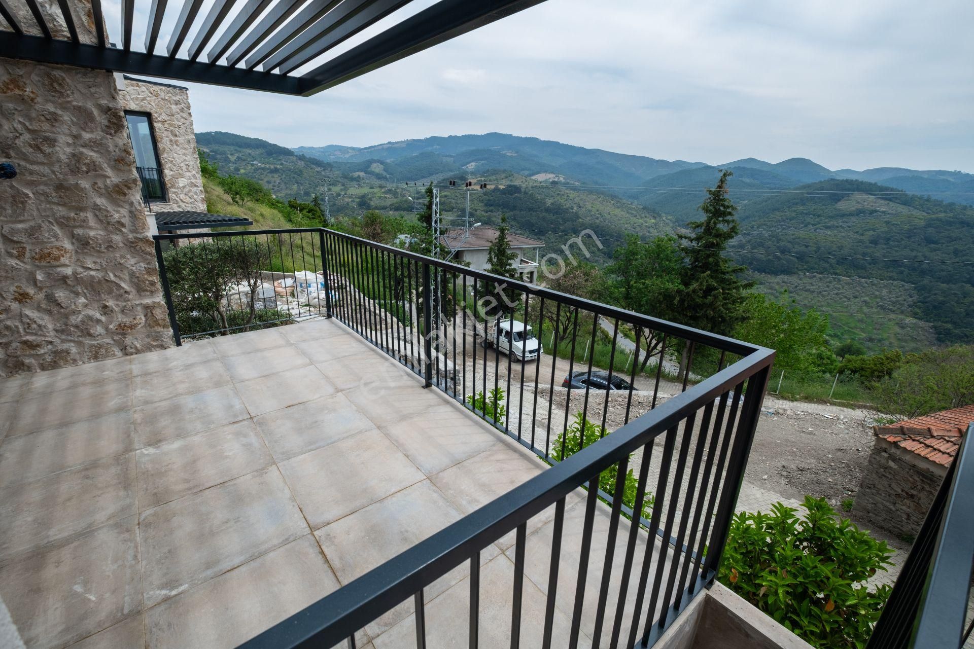 Seferihisar Gödence'de Satılık 2+1 Lüks 2025 Yapımı Taş Villa - Görsel 20