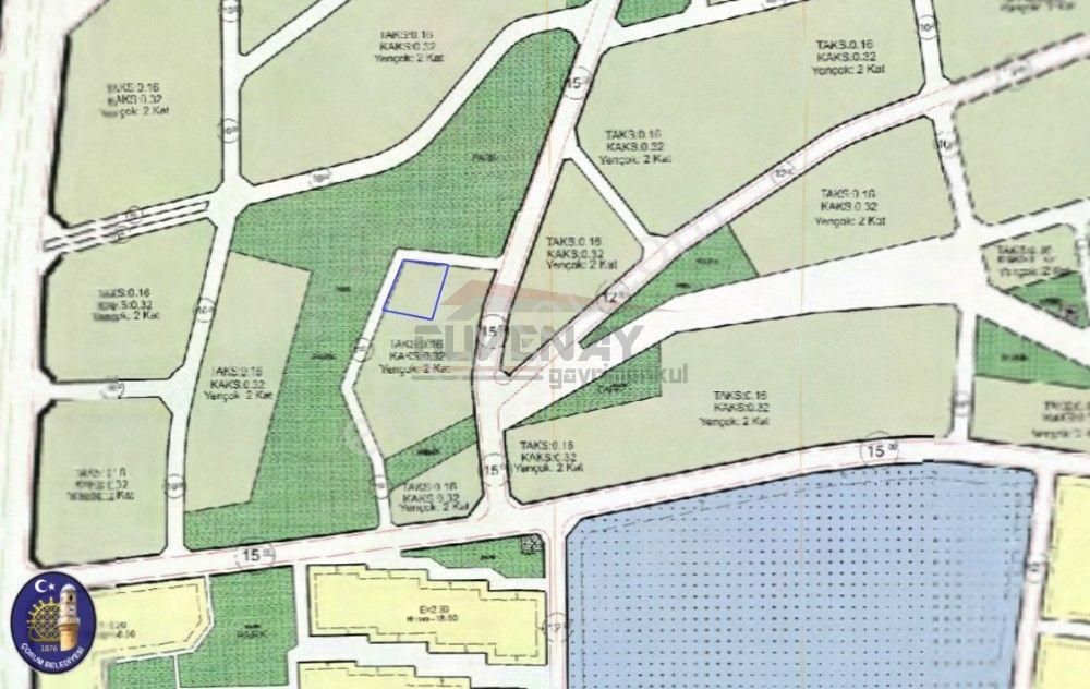 Güvenay - Çorum Buhara 5 Cadde Arkası Satılık Villa Arsası