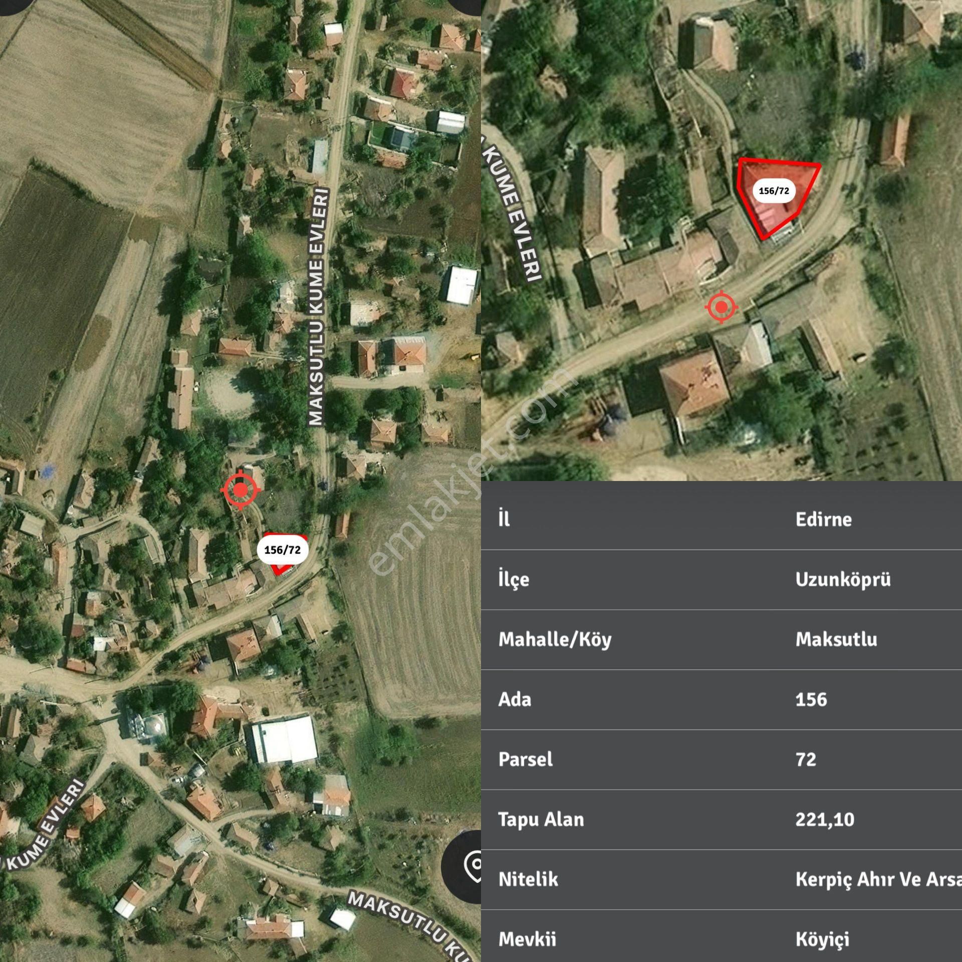 Edirne Uzunköprüde 2.5 Kat İmarlı İfrazlı Arsa