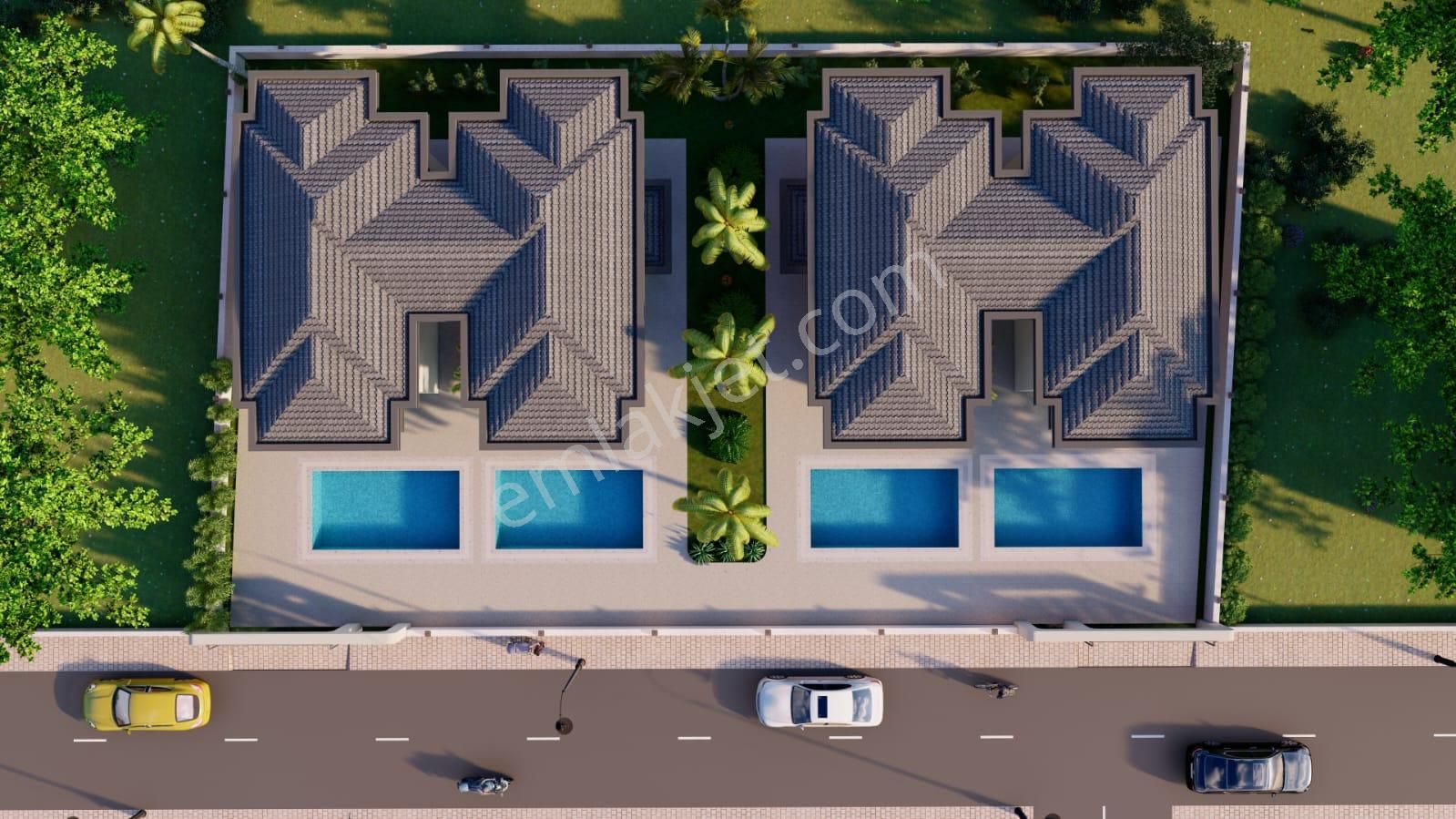 Goldhouse Dan Satılık Fethiye Yeşilüzümlüde Projeden Müstakil 3+1 Villa - Görsel 6