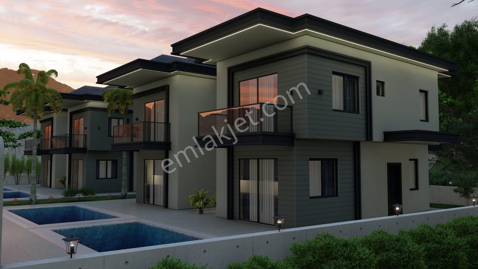 Goldhouse Dan Satılık Fethiye Yeşilüzümlüde Projeden Müstakil 3+1 Villa - Görsel 3