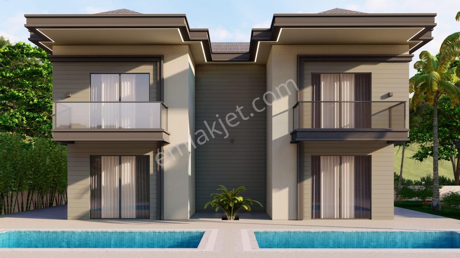 Goldhouse Dan Satılık Fethiye Yeşilüzümlüde Projeden Müstakil 3+1 Villa - Görsel 4