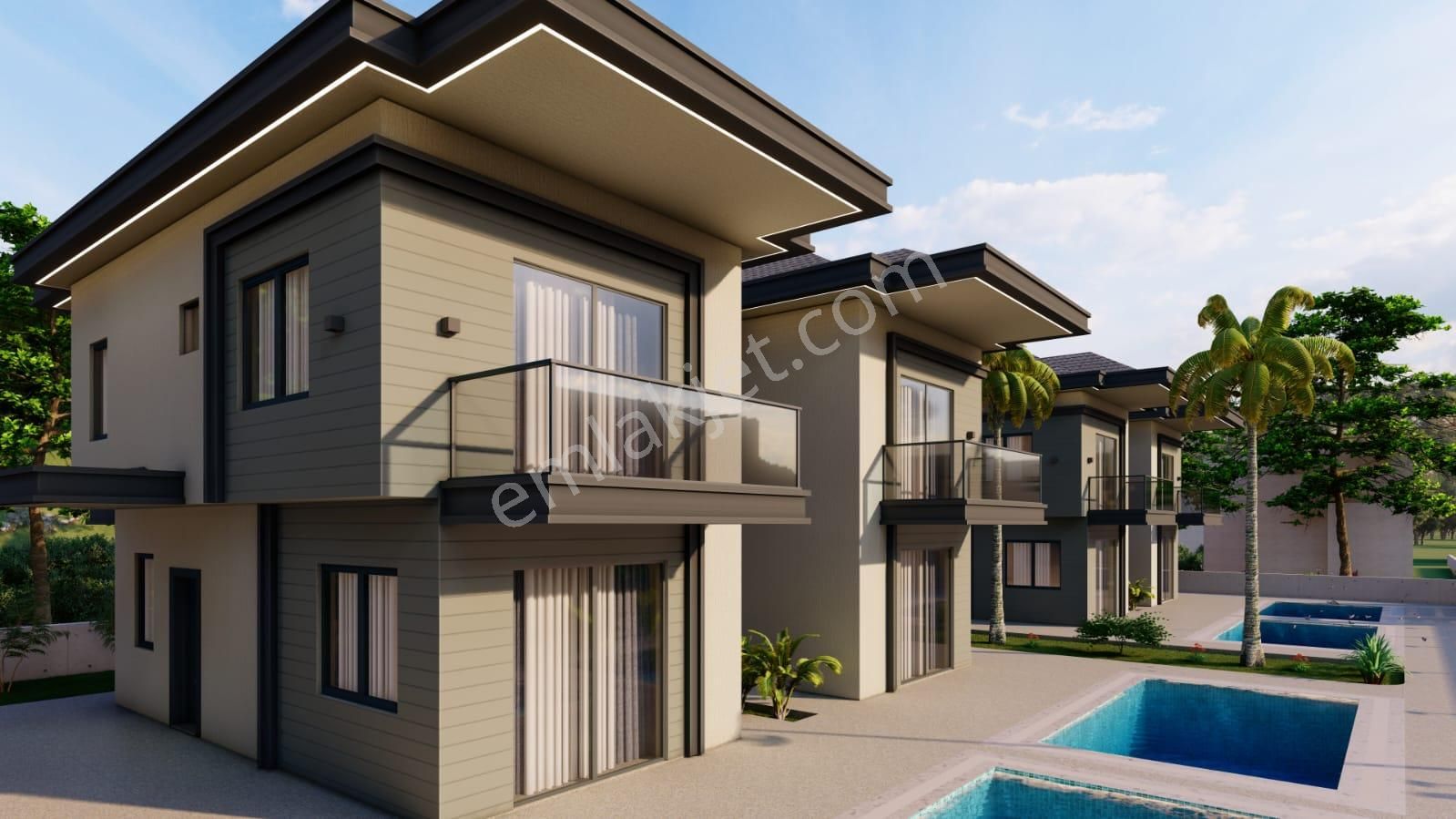 Goldhouse Dan Satılık Fethiye Yeşilüzümlüde Projeden Müstakil 3+1 Villa
