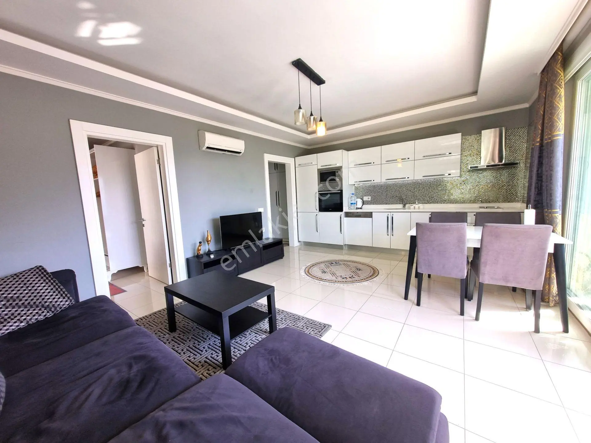 Alanya Kestel Moda Marine Residence'da Satılık Full Eşyalı 1+1 Daire - Görsel 2