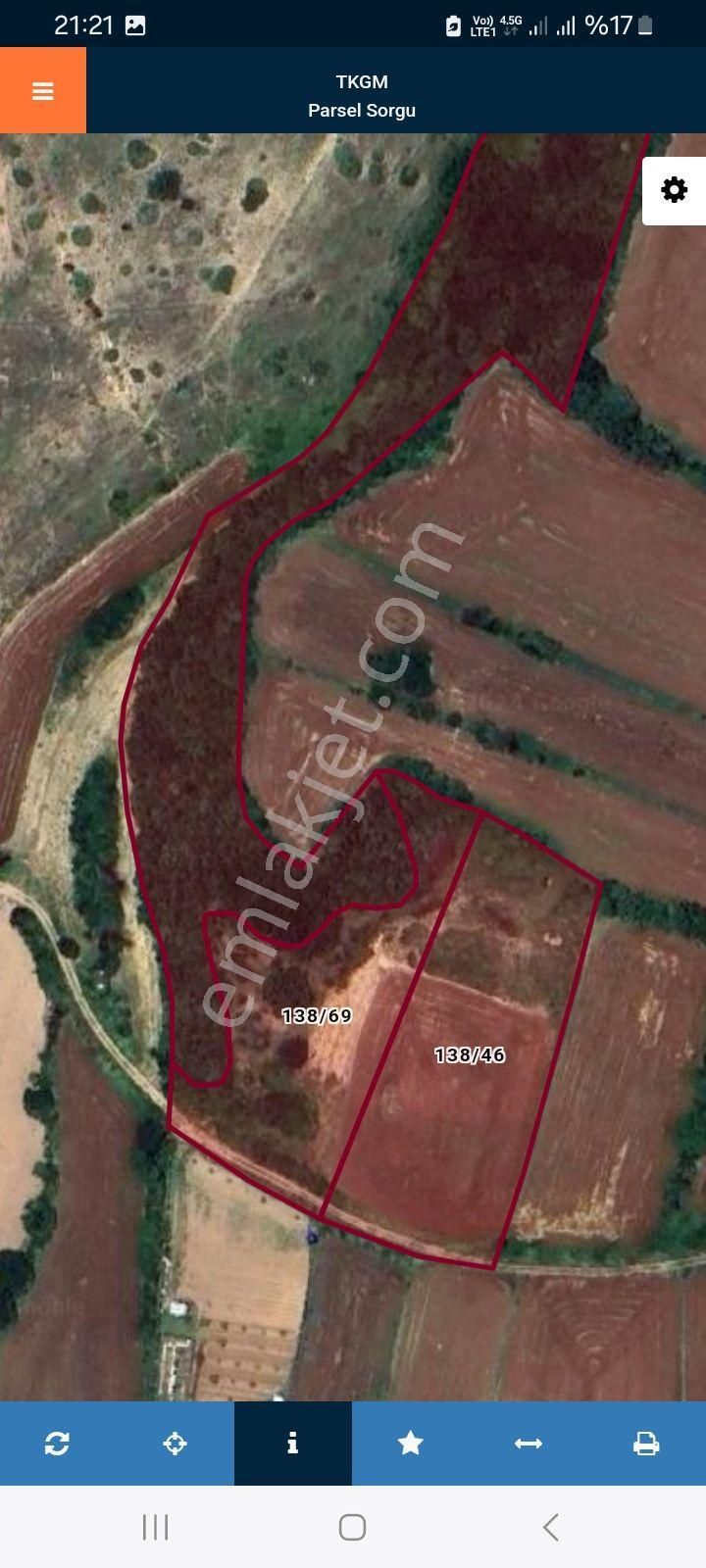 Bursa İnegöl Süpürtü Köyünde Yerleşime Yakın Yolu Olan Satılık Tarla
