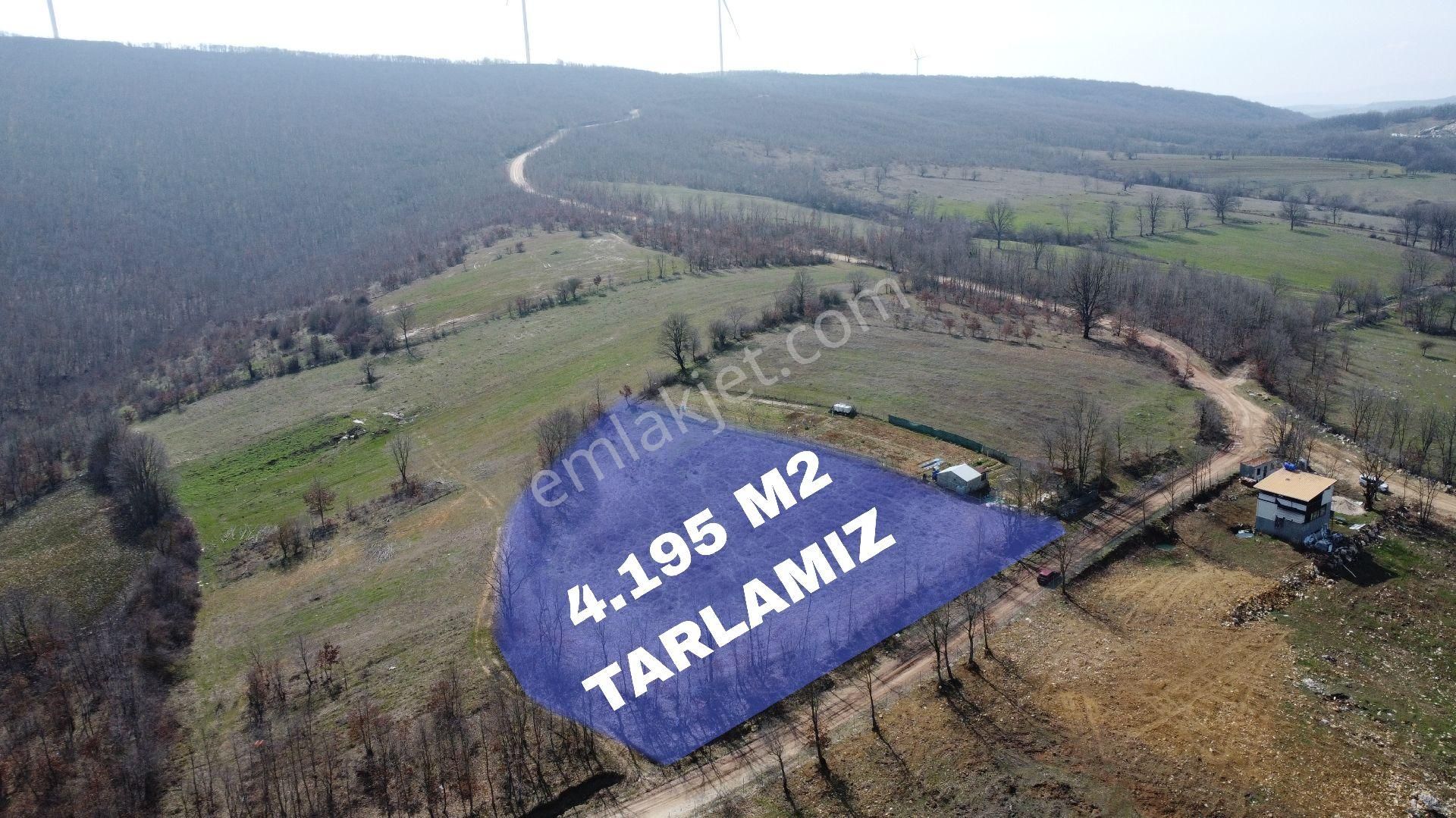 Bursa Nilüfer Korubaşı Köyünde -4.195-m2 Kupon Yola Cephe Bahçe