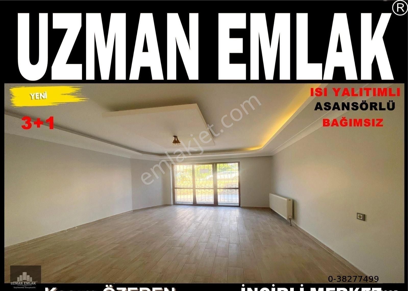 Uzman Emlak'dan İncirli Mh'de Yunusemre Cadde Yakını Isı Yalıtımlı,asansörlü Yeni Binada 3+1 Daire