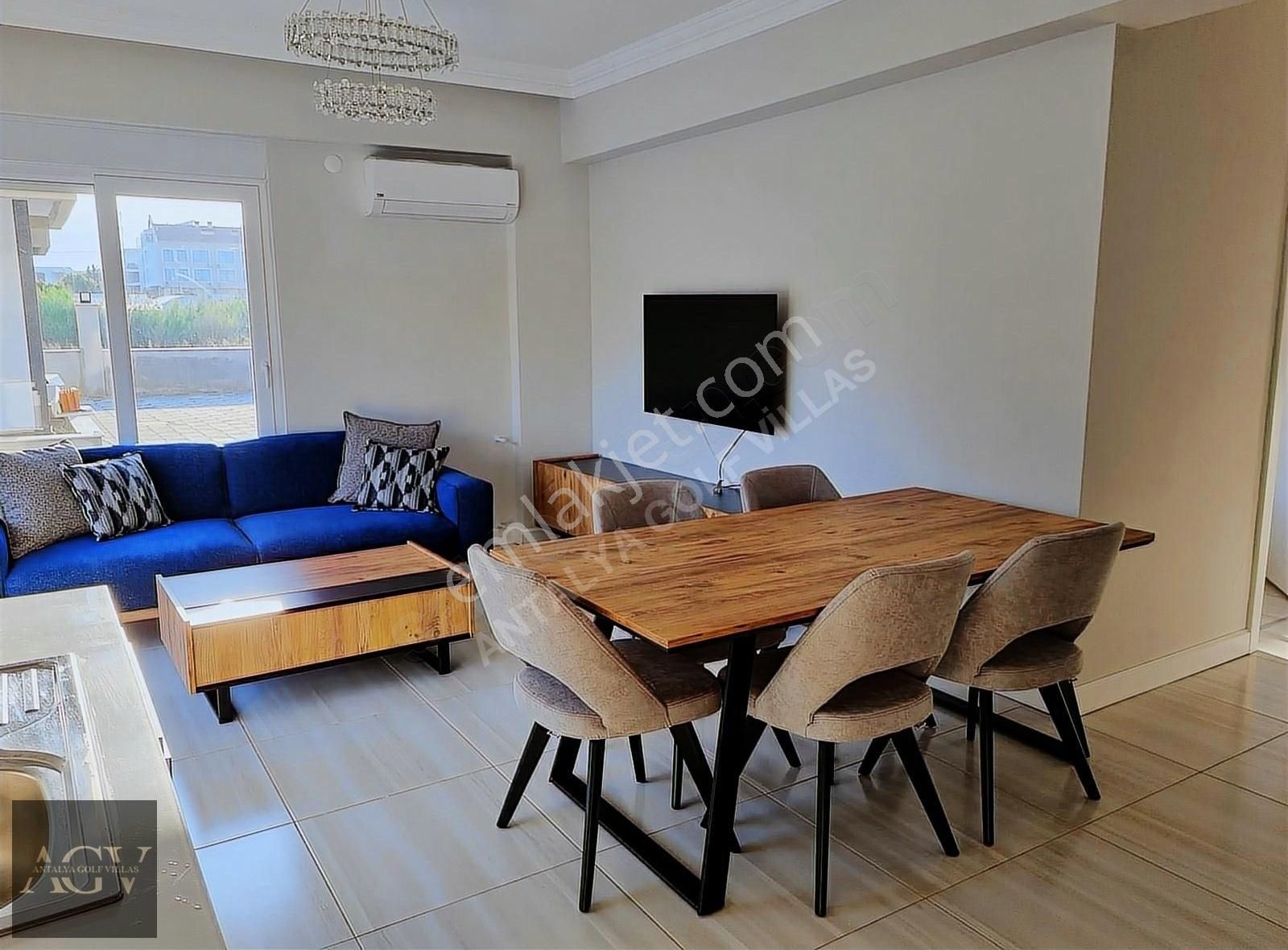 Antalya Belek'te Uzun Dönem Kiralık Sıfır Eşyalı 2+1 Daire