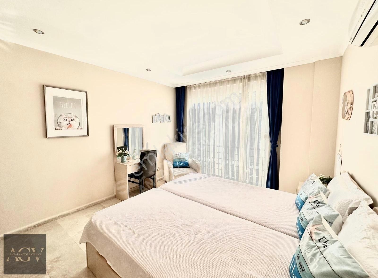 Belek Merkez'de Satılık Ortak Havuzlu 4+1 Eşyalı Villa - Görsel 26