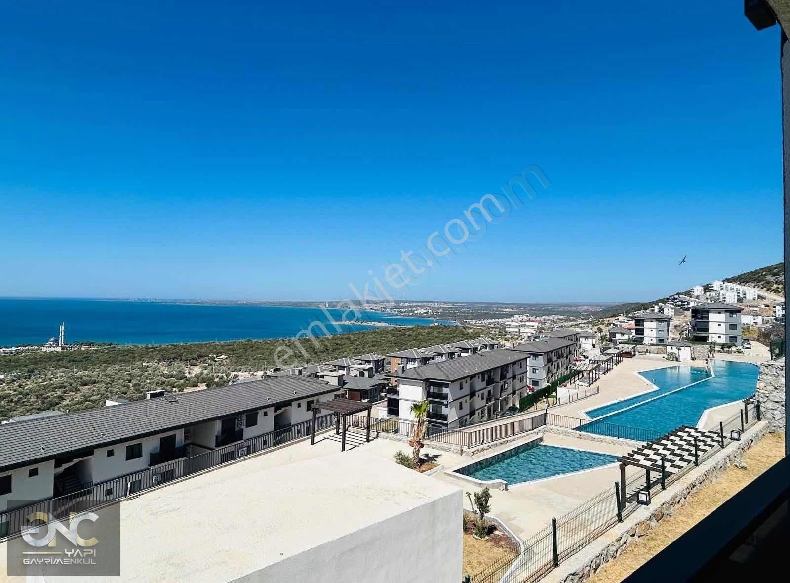 Havuzlu Özel Sitede Deniz Manzaralı Eşyalı 2+1 Daire - Görsel 26