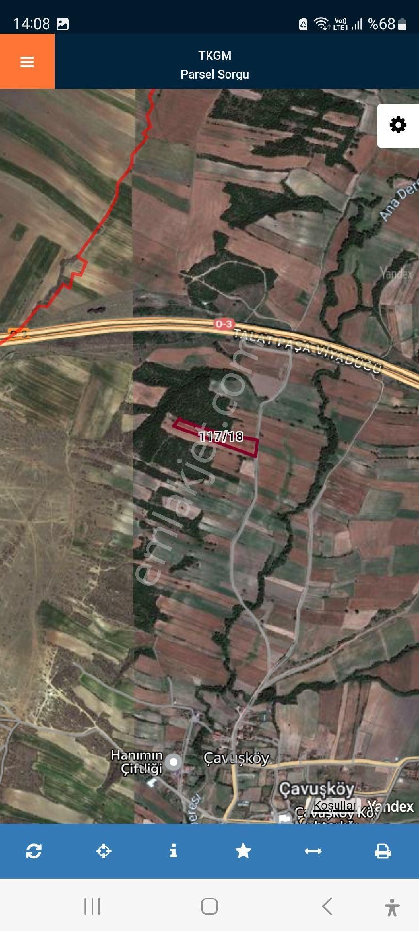 Uzemar'dan/kırklareli/babaeski/çavuş Köy/satılık (9.500m²)arsa