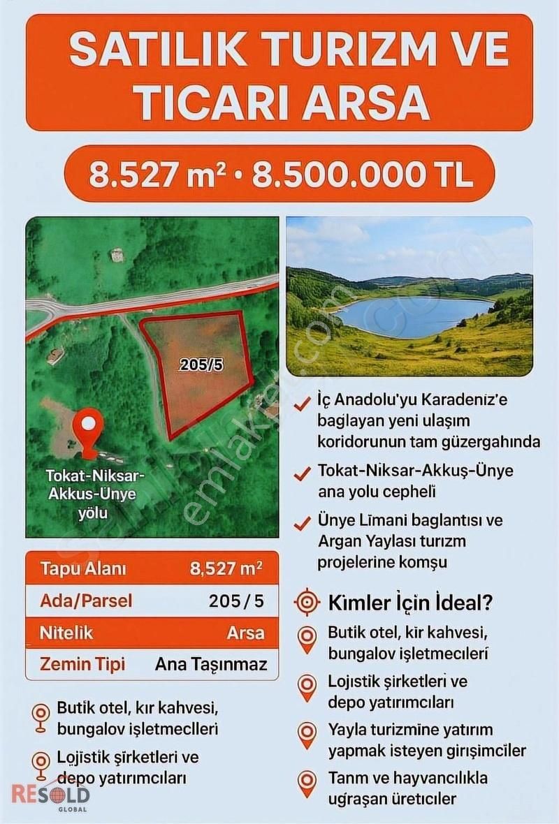 Global Resold Dan Satılık Turizm Ve Ticari İmarlı Arsa..!