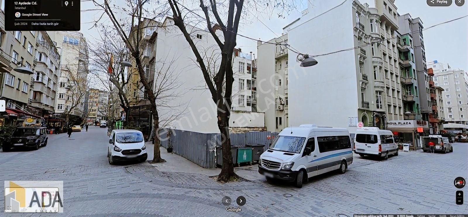 Taksim Talimhane Lamartin Caddesinde 330 M² Köşe Arsa