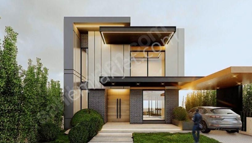 İncek Villalar Bölgesinde Okyanus Koleji Yanında Natamam Villa