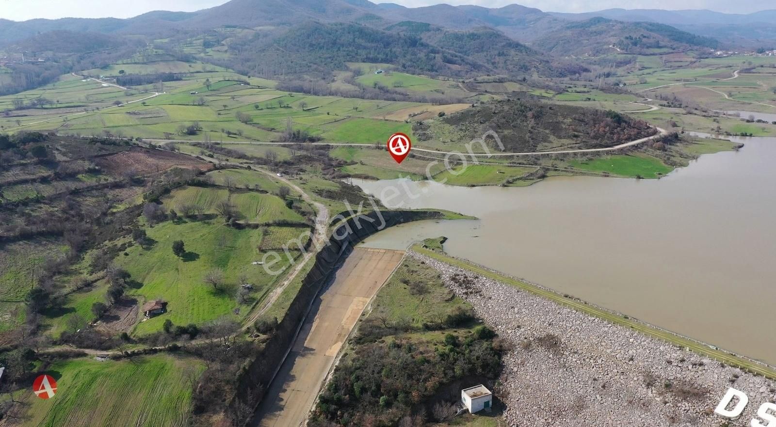 Çanakkale, Biga, Gürgendere Baraj Kenarı 4.953 M2 Satılık Arazi - Görsel 5