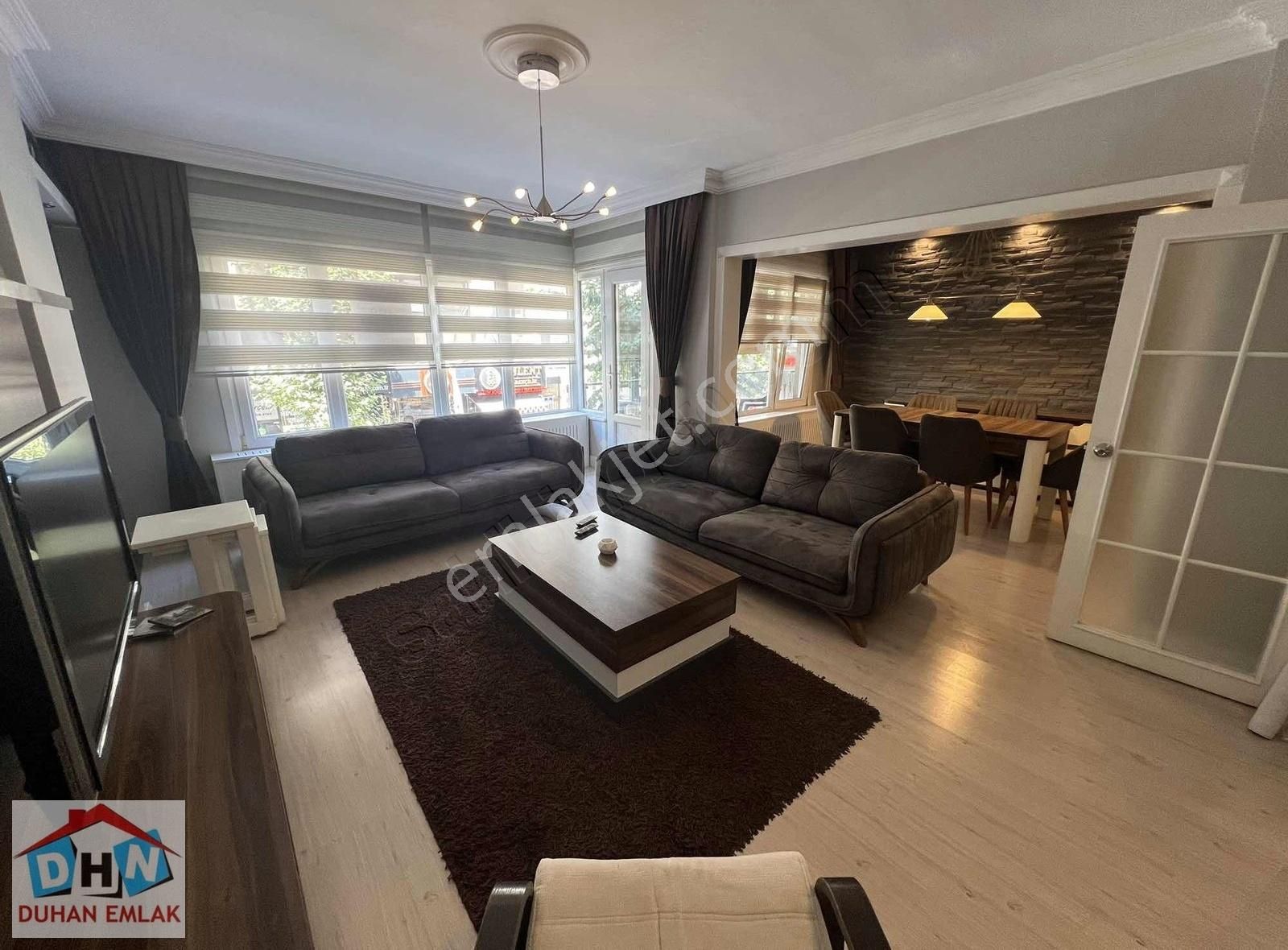 Duhan Emlaktan İstanbul Caddesi Ara Kat Full Eşyalı A+ 2+1 120m2