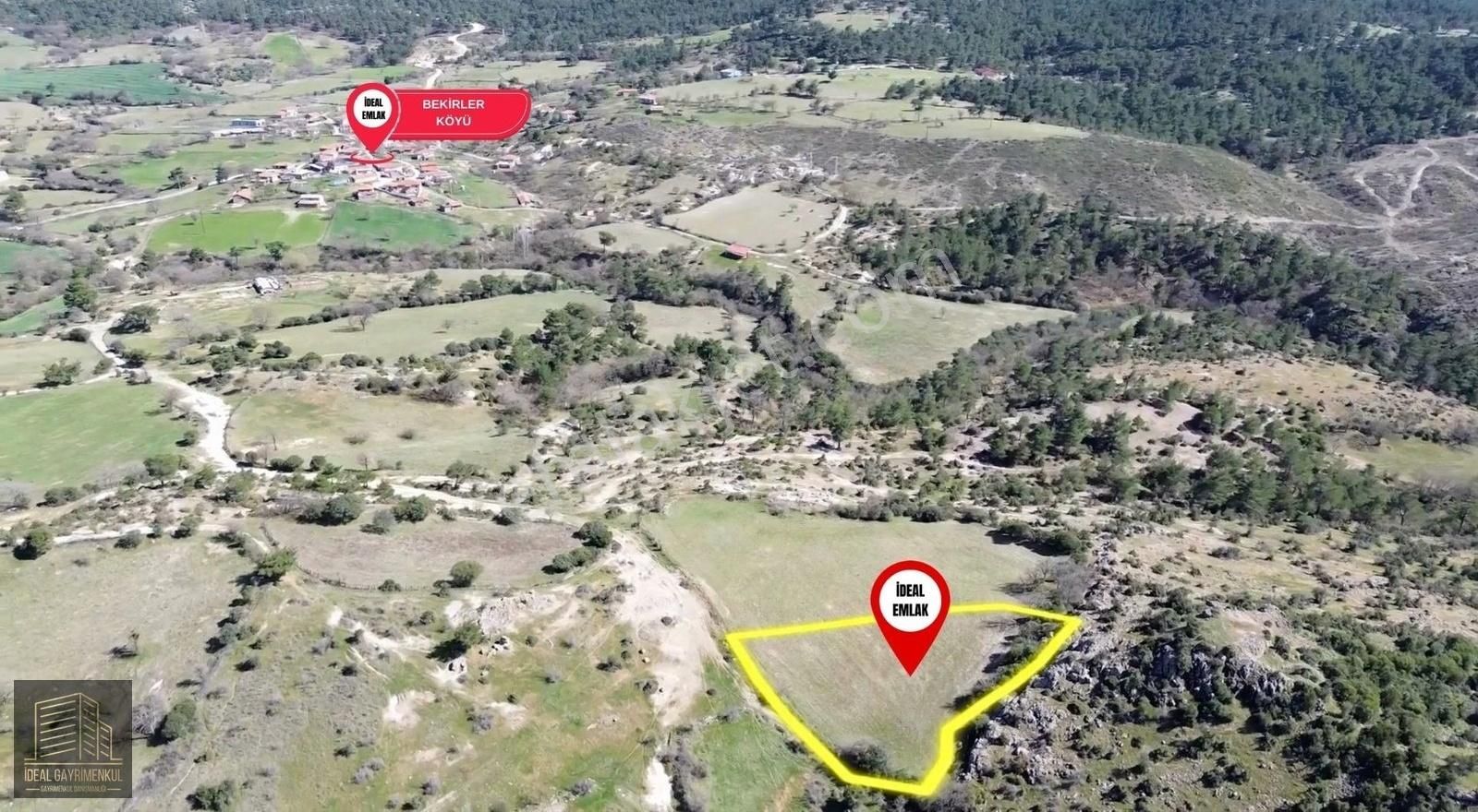 Bayramiç Bekirler Köyünde 1480 M2 Fırsat Hobi Bahcesi