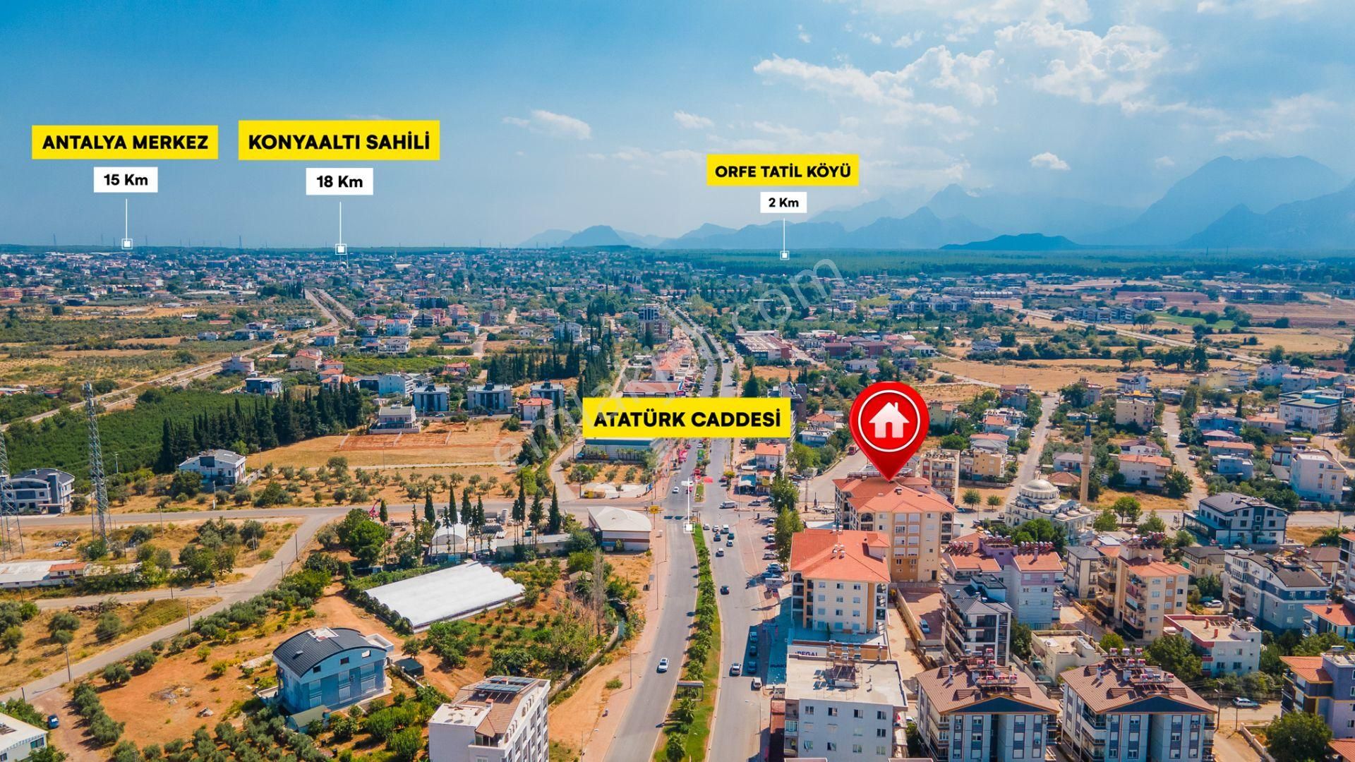 Antalya Döşemealtı Bahçeyakada 3+1 Kapalı Otoparklı/doğal Gazlı Satılık Lüks Daire