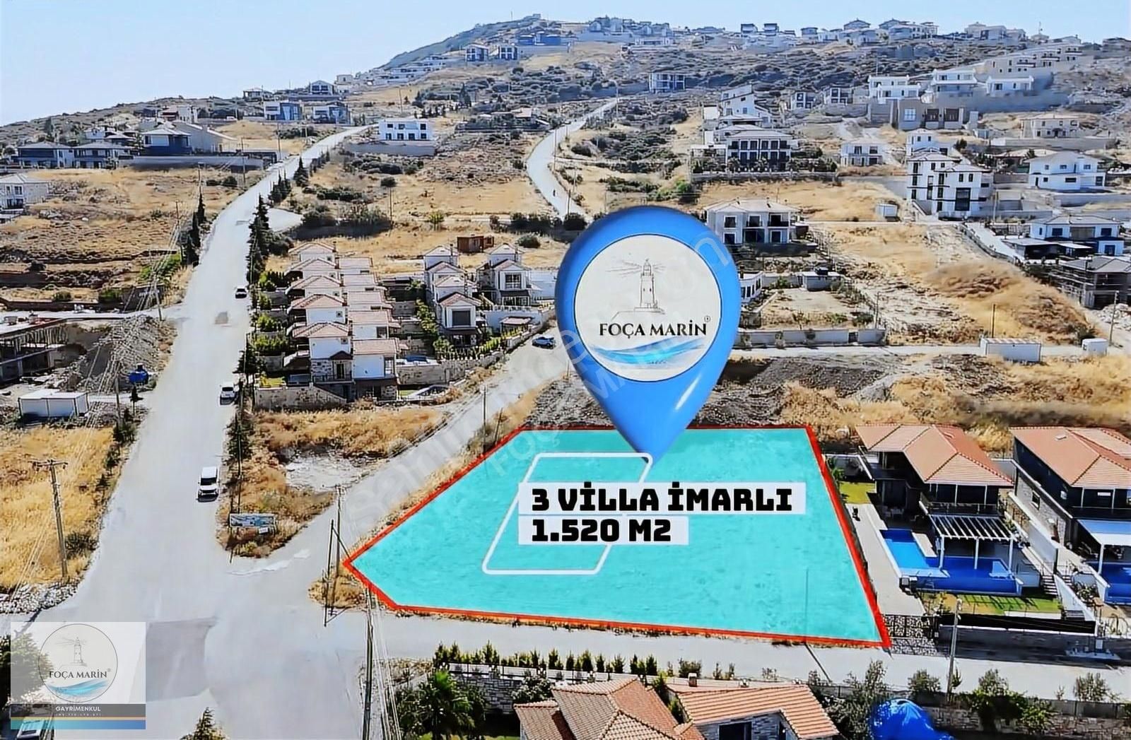 Foça'da 3 Villa Yapımına Uygun Merkezi , Köşe Konum Arsa - Görsel 8