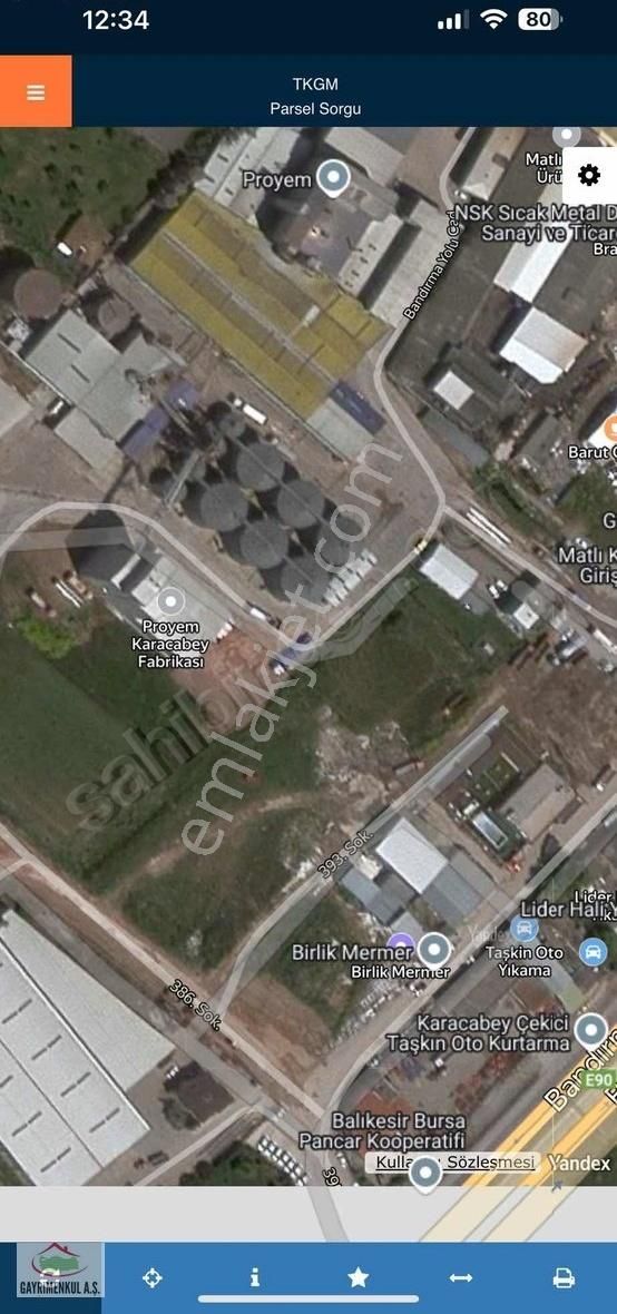 Bursa Karacabey De (hisseli) 470m2 Si Satılık Sanayi İmarlı Arsa - Görsel 5