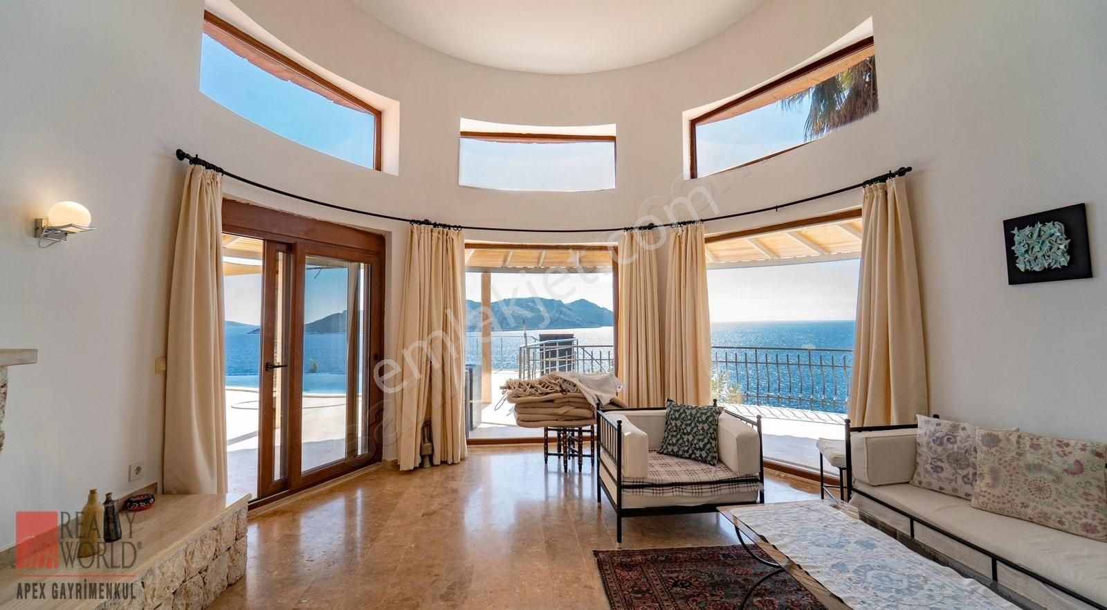 Kaş Çukurbağ Yarımadası Panoramik Meis Manzaralı 3+1 Villa - Görsel 17