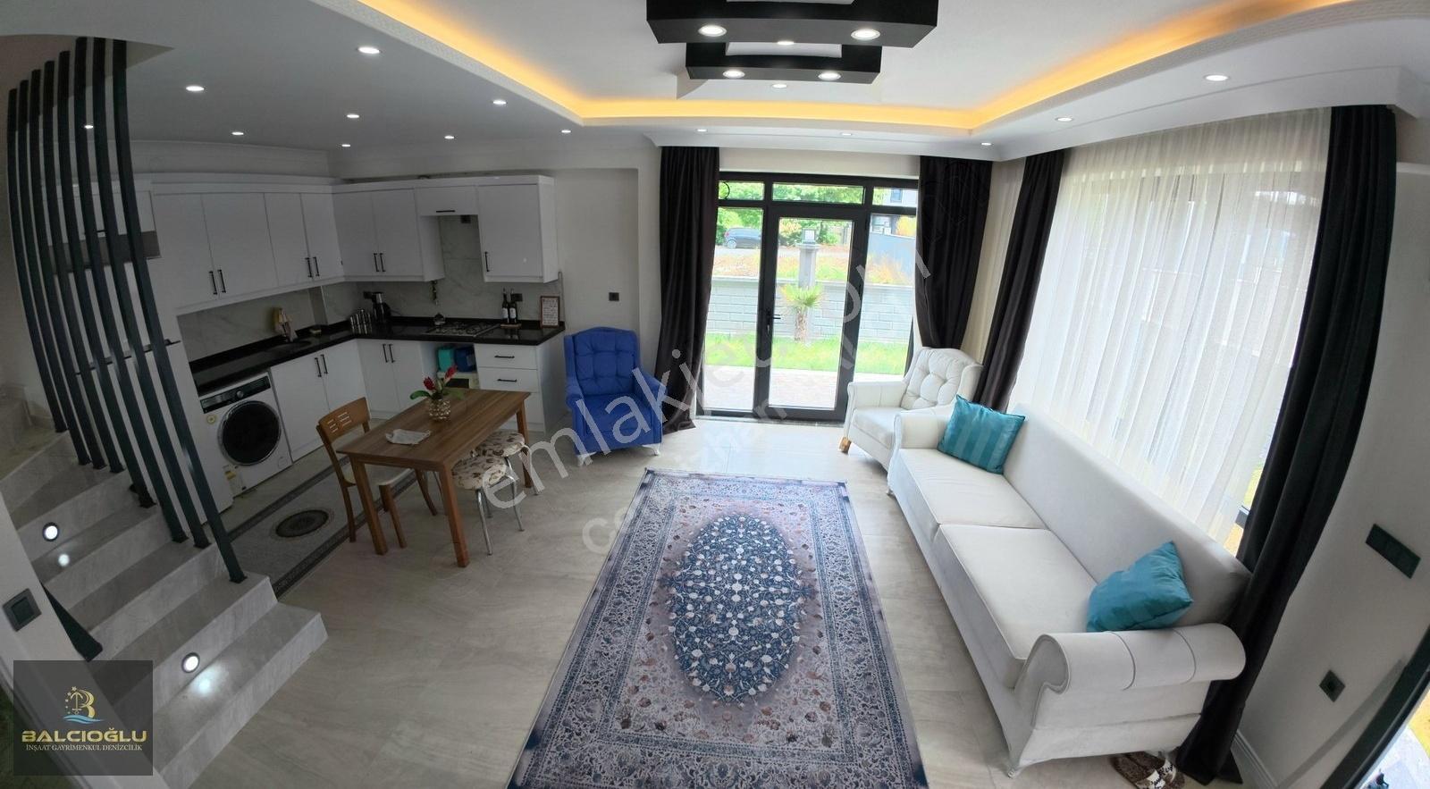 Balcıoğlundan Satılk Denize Yakn Eşyalı Bahçli Lüx Triblex Villa - Görsel 3