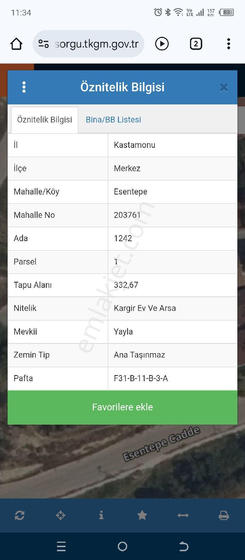 Kastamonu Merkez Esentepe Mh Bahçeli Müstakil Ev - Görsel 18