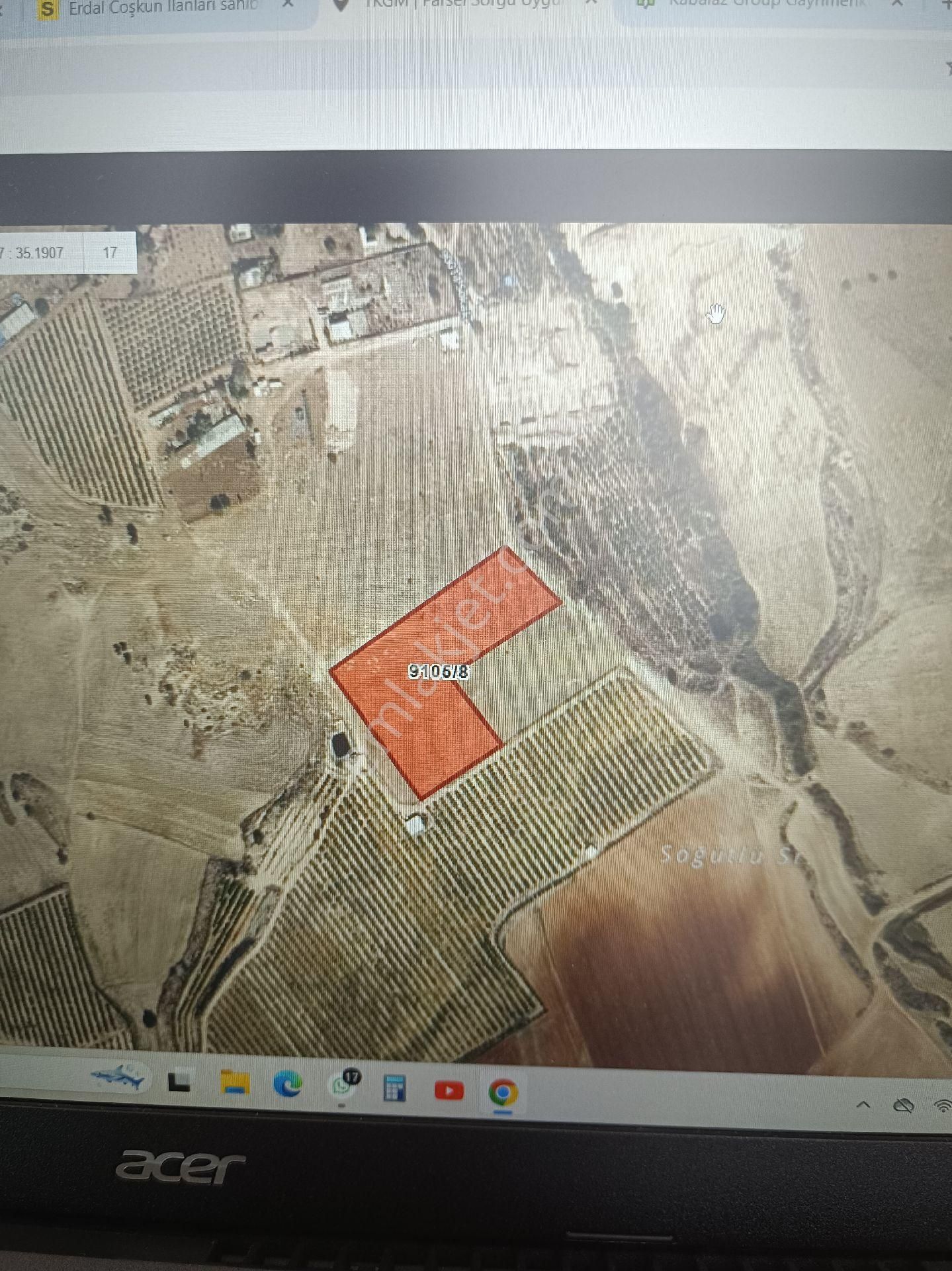 İşbilir Gayrimenkulden Çukurova Şambayat' Da Satlık 358 M2 Arsa