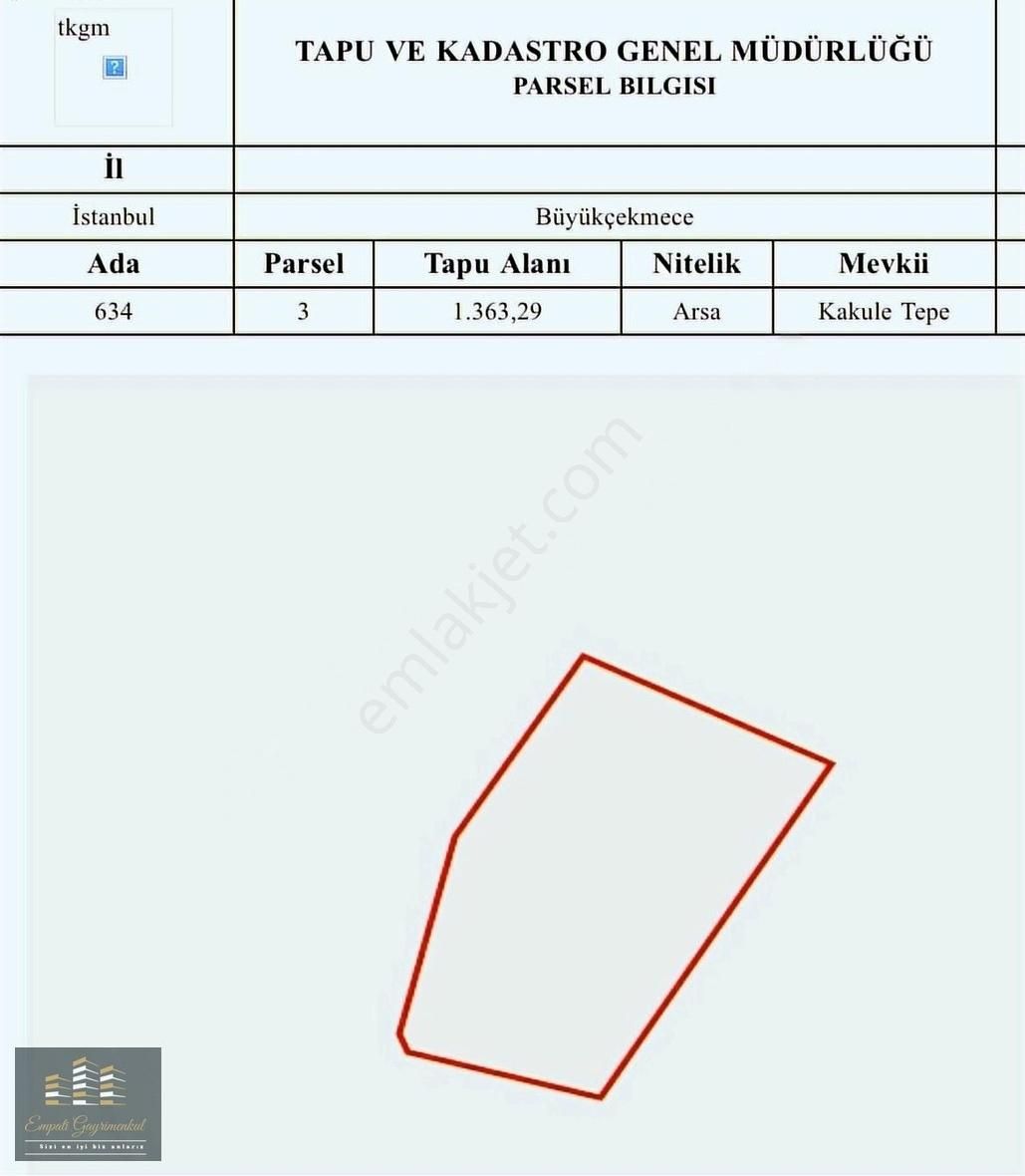 Büyükçekmece Tepeçıkte Göl Manzaralı Villa Arsası - Görsel 6