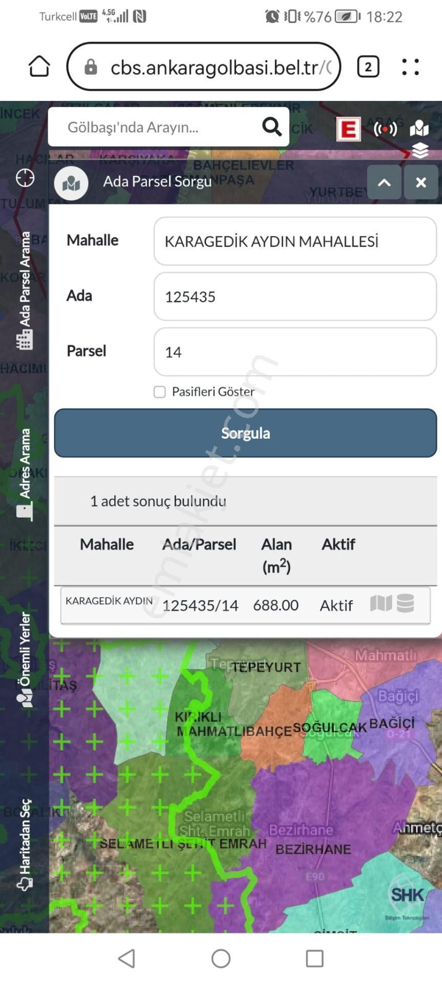 Karagedik Köy İçinde 688 M2 Tek Tapu - Görsel 5