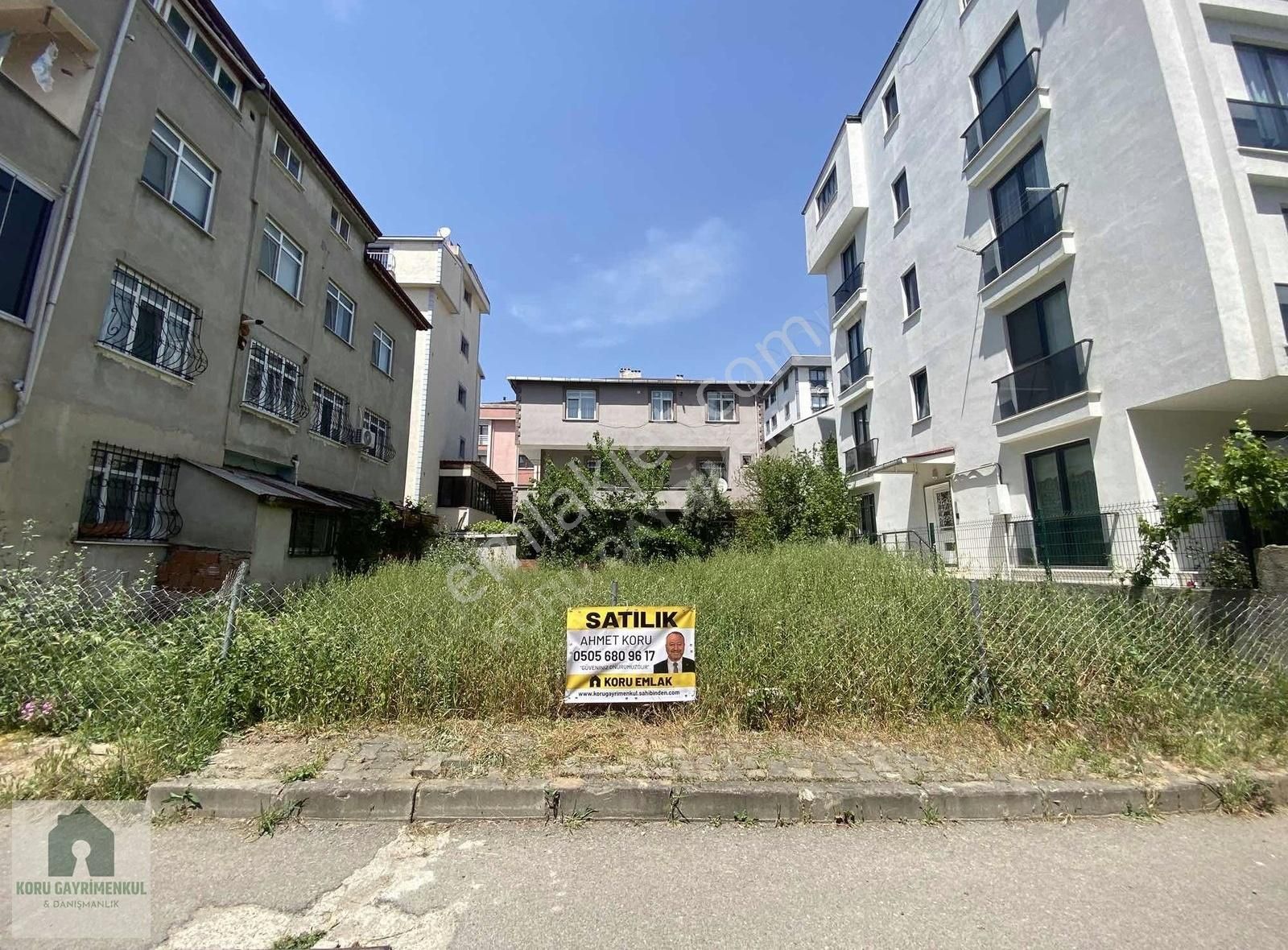Koru Emlak'tan Satılık 219m2 Arsa Konut İmarlı D100 Yakını