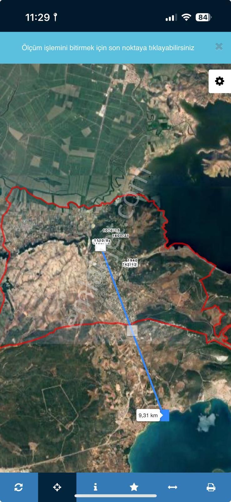 Aydın, Didim De Akyeniköy Mahallesinde Satılık Villa Arsası - Görsel 14