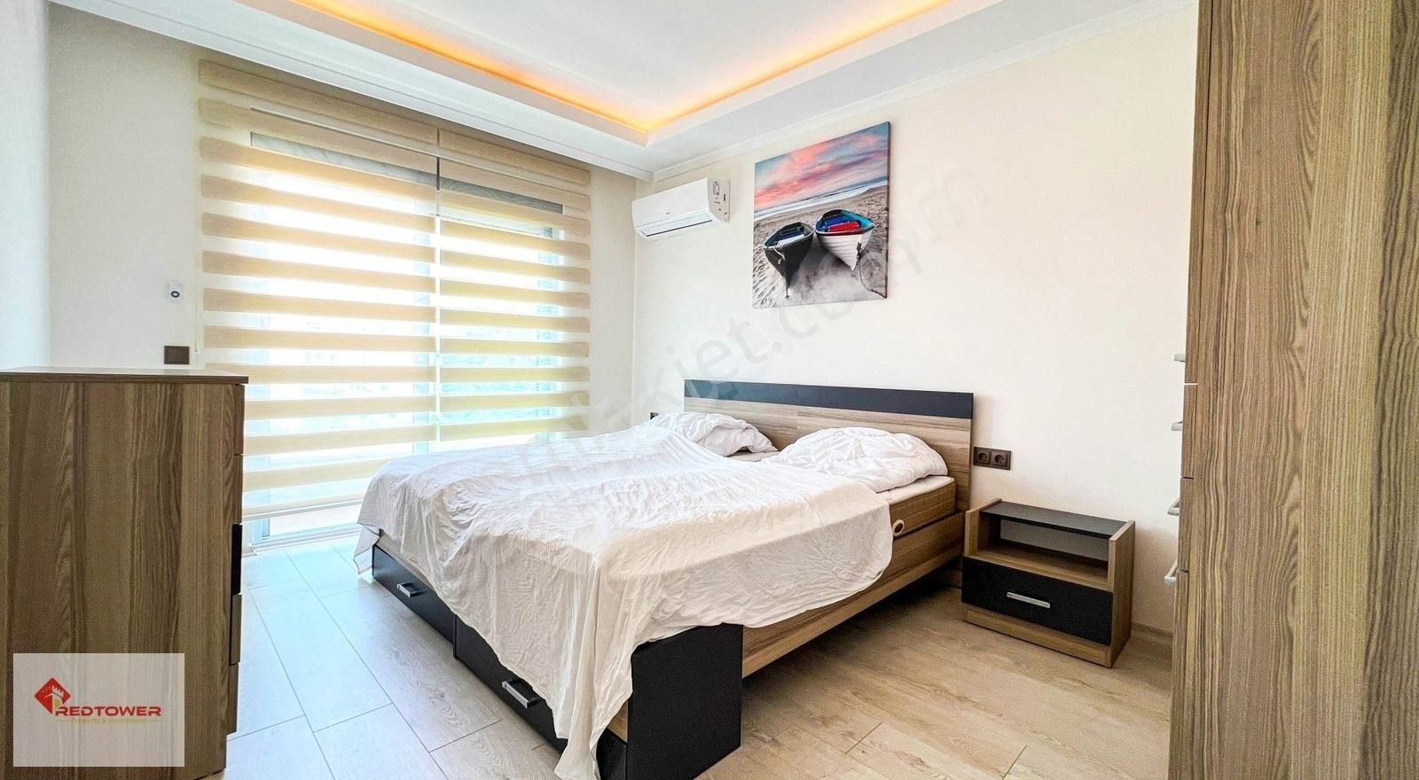 Alanya Oba'da Eşyalı Geniş Balkonlu 3+1 Satılık Daire - Görsel 7