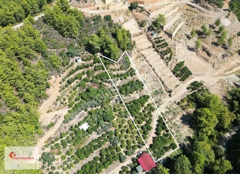 Alanya Kızılcaşehir'de Kale Ve Deniz Manzaralı Satılık Tarla - Görsel 7