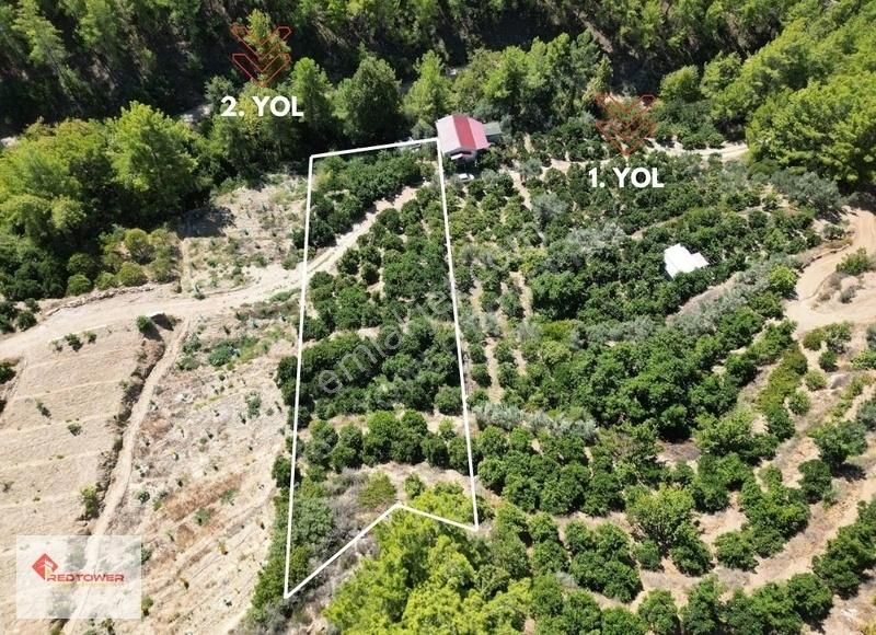 Alanya Kızılcaşehir'de Kale Ve Deniz Manzaralı Satılık Tarla - Görsel 13