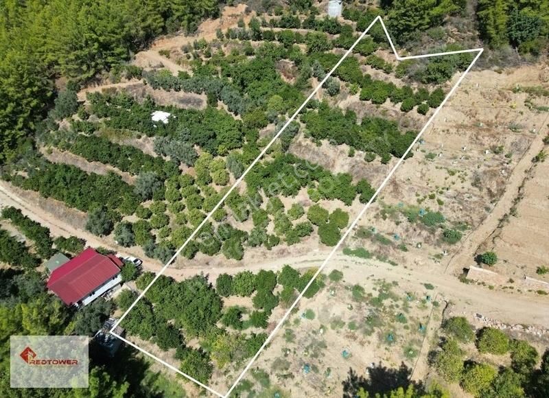Alanya Kızılcaşehir'de Kale Ve Deniz Manzaralı Satılık Tarla - Görsel 5