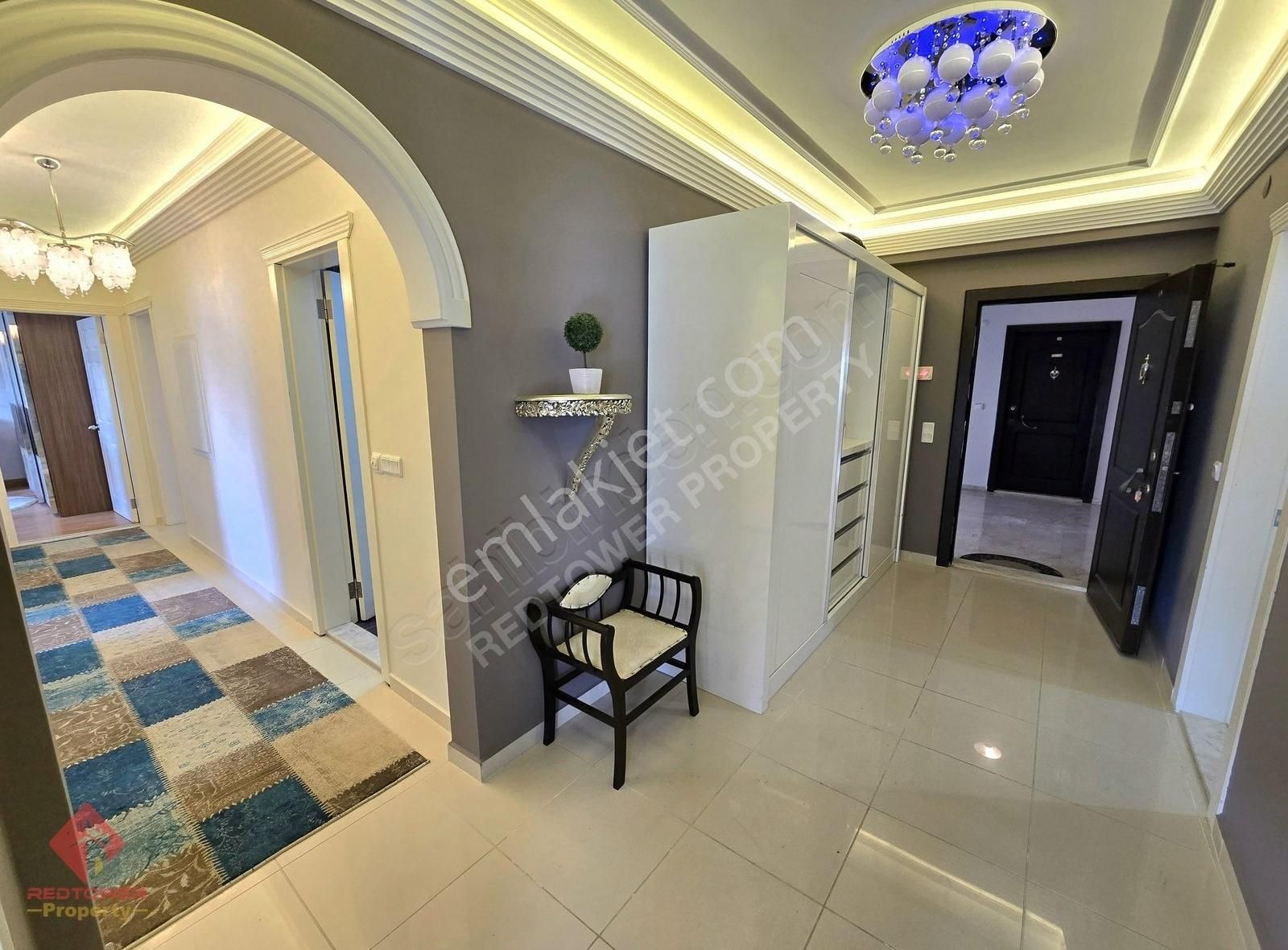 Oba'da Geniş 3+1 Eşyalı, Havuzlu, İkamet Uygun Satılık Daire - Görsel 12