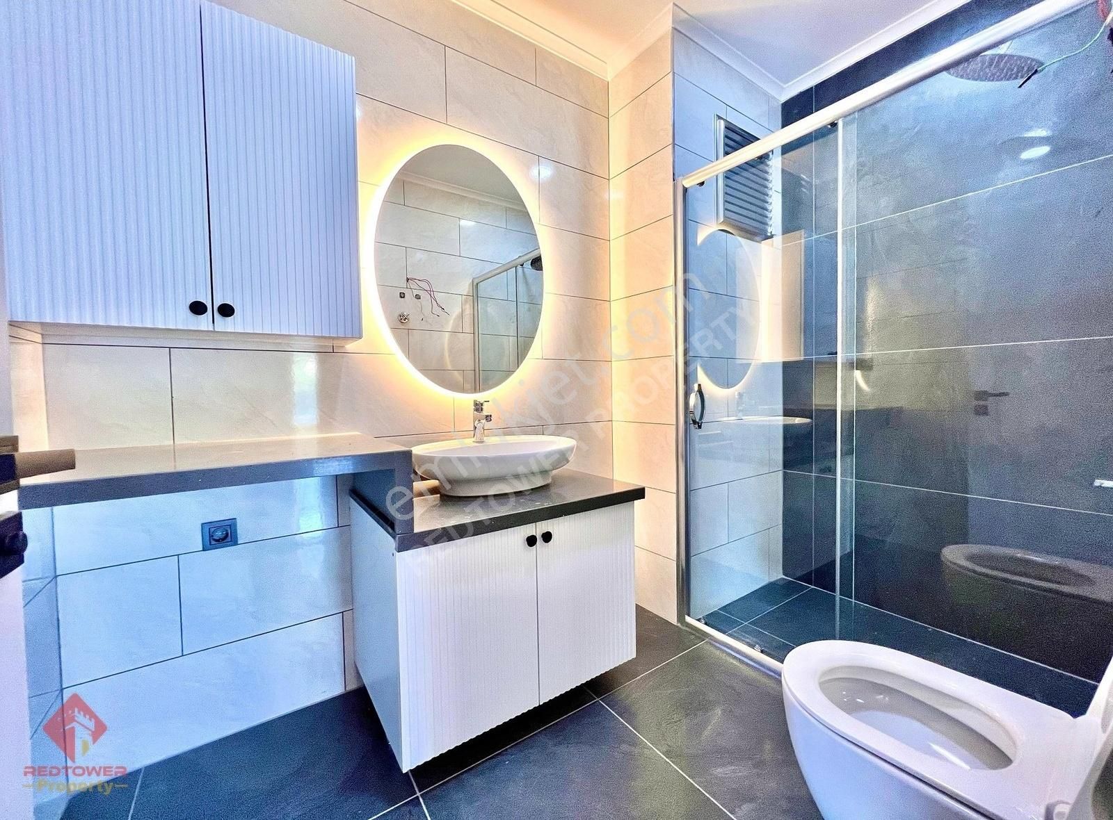 Alanya Obada Teraslı, Ayrı Mutfaklı, Şömineli 4+1 Dubleks Daire - Görsel 20