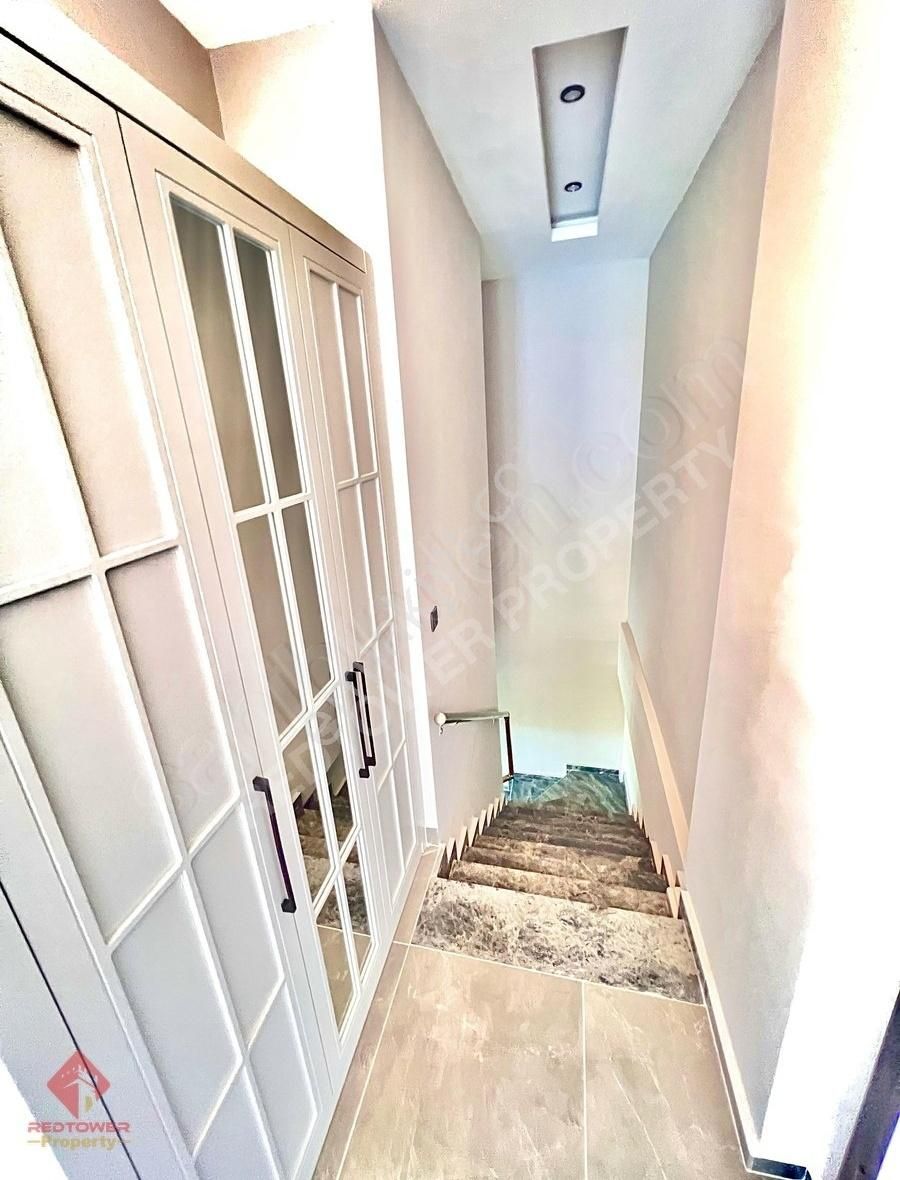 Alanya Obada Teraslı, Ayrı Mutfaklı, Şömineli 4+1 Dubleks Daire - Görsel 14