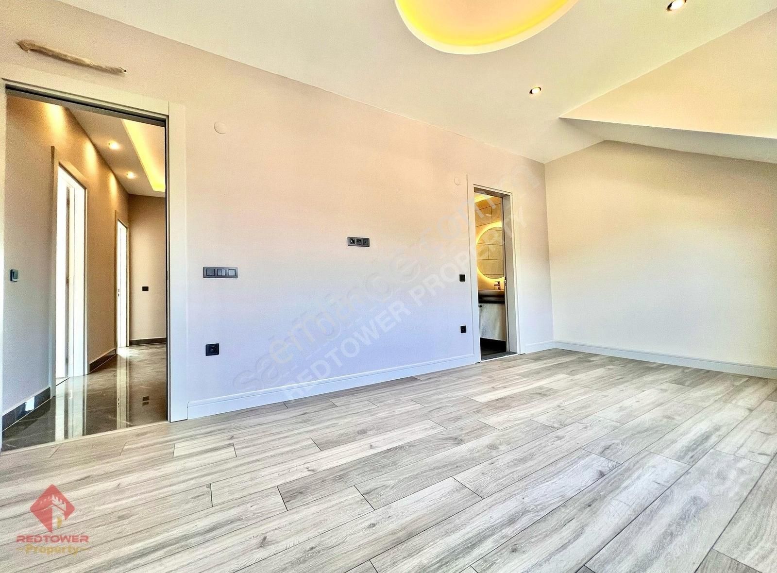 Alanya Obada Teraslı, Ayrı Mutfaklı, Şömineli 4+1 Dubleks Daire - Görsel 13