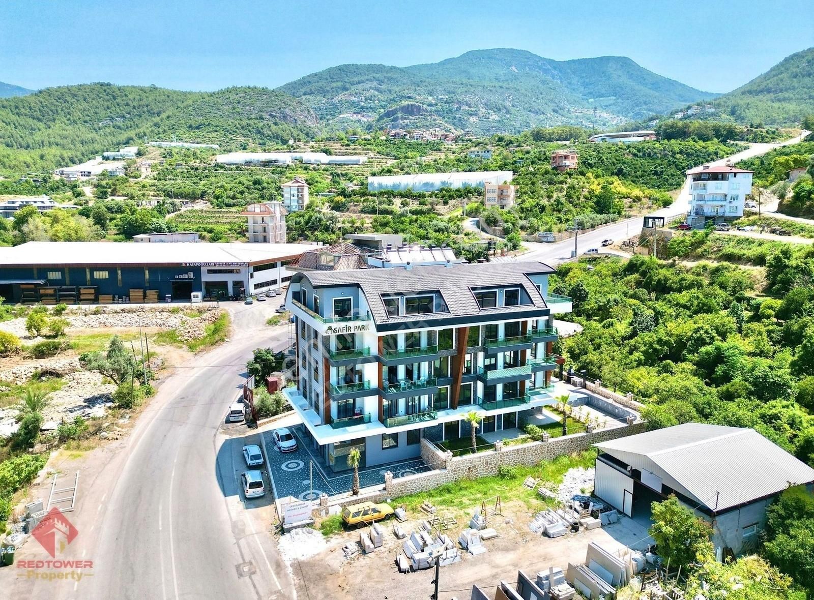 Alanya Obada Teraslı, Ayrı Mutfaklı, Şömineli 4+1 Dubleks Daire - Görsel 3