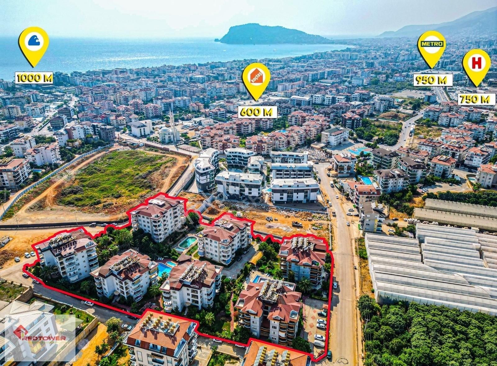 Alanya Oba'da Satılık 2+1 Eşyalı Daire - Görsel 22