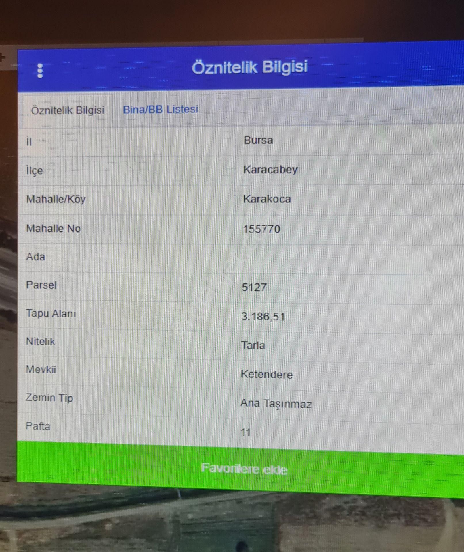 Bursa Karcabey Karakoca Asfalta Cephegöl Manzaralı Satılık Tarla - Görsel 5