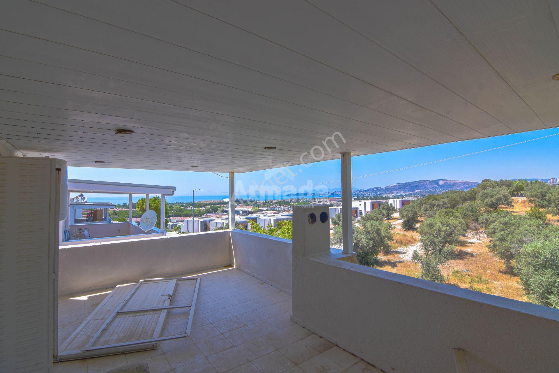 Kuşadası Soğucak Aşiyan Sitesi'nde Full Deniz Manzaralı Villa - Görsel 17