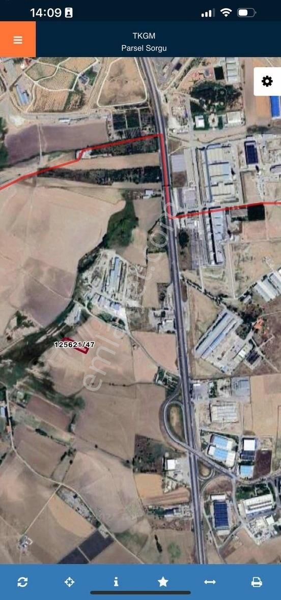 Oğulbey'de Konya Yolu Kenarında Aselsan Mevkinde Tek Tapu Tarla