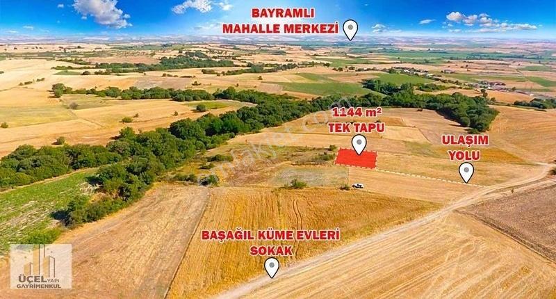 Uzunköprü Başağıl Mahallesinde Müstakil Tek Tapu 1.144 M2 Tarla - Görsel 5